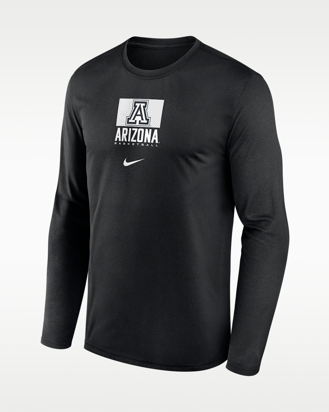 Arizona Courtside Men's Nike Dri-FIT College Long-Sleeve T-Shirt - Black