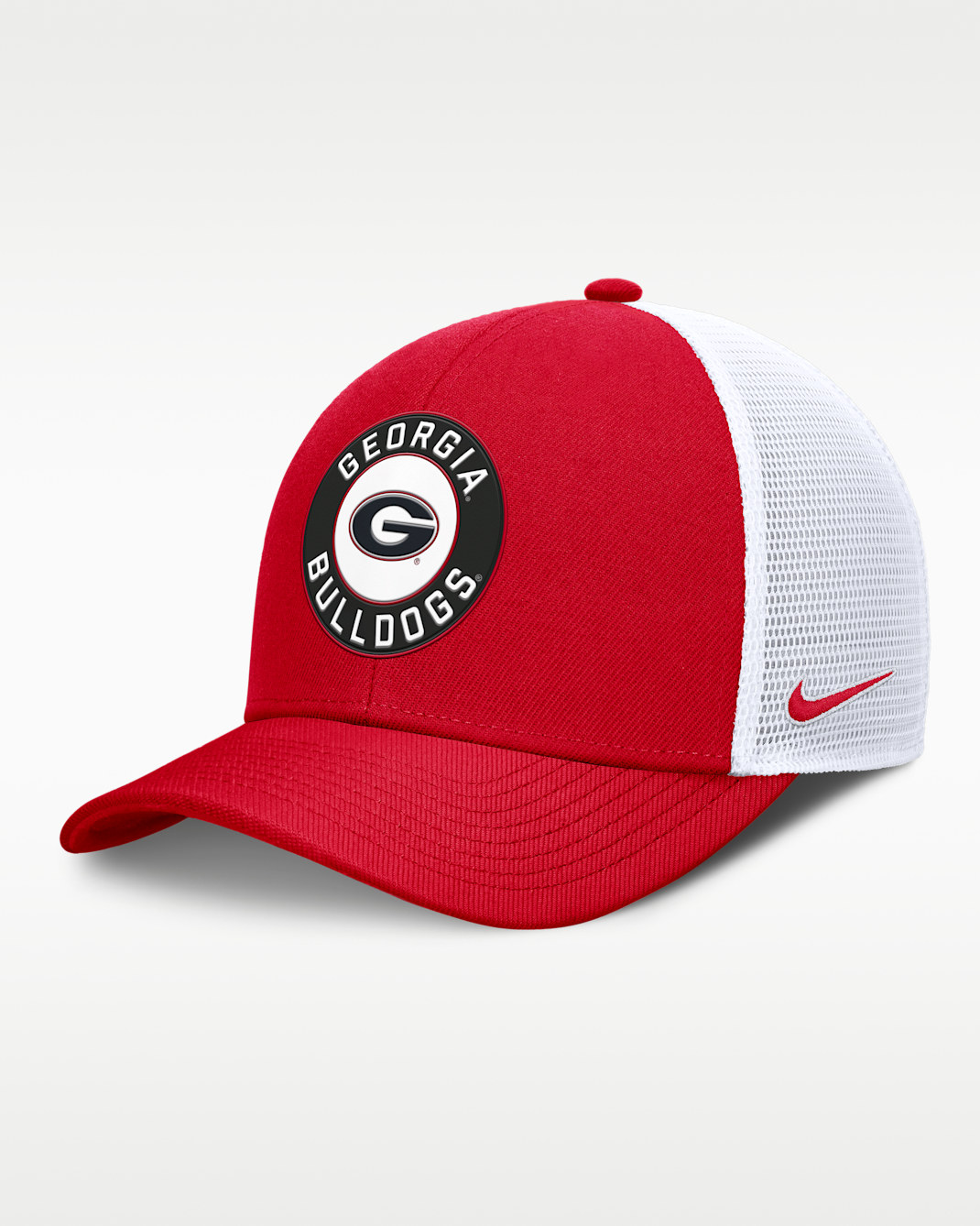 Georgia Primetime Rise Men's Nike Dri-FIT College Trucker Adjustable Hat - Red