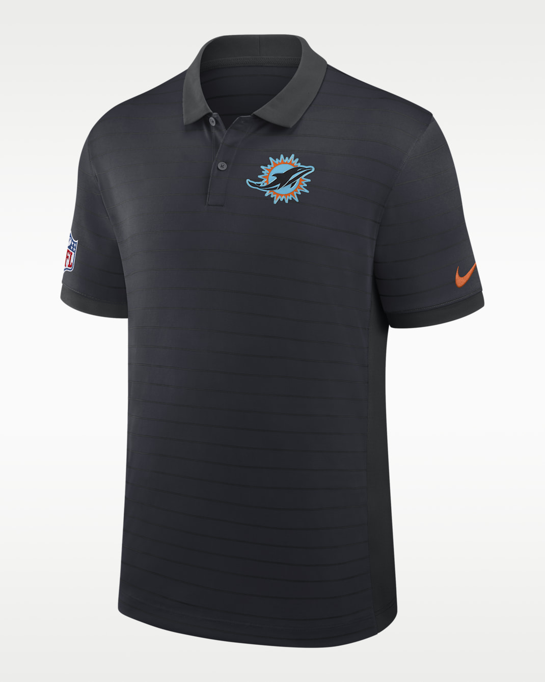 Miami Dolphins Rivalries Collection Sideline Victory Men's Nike Dri-FIT NFL Polo - Navy