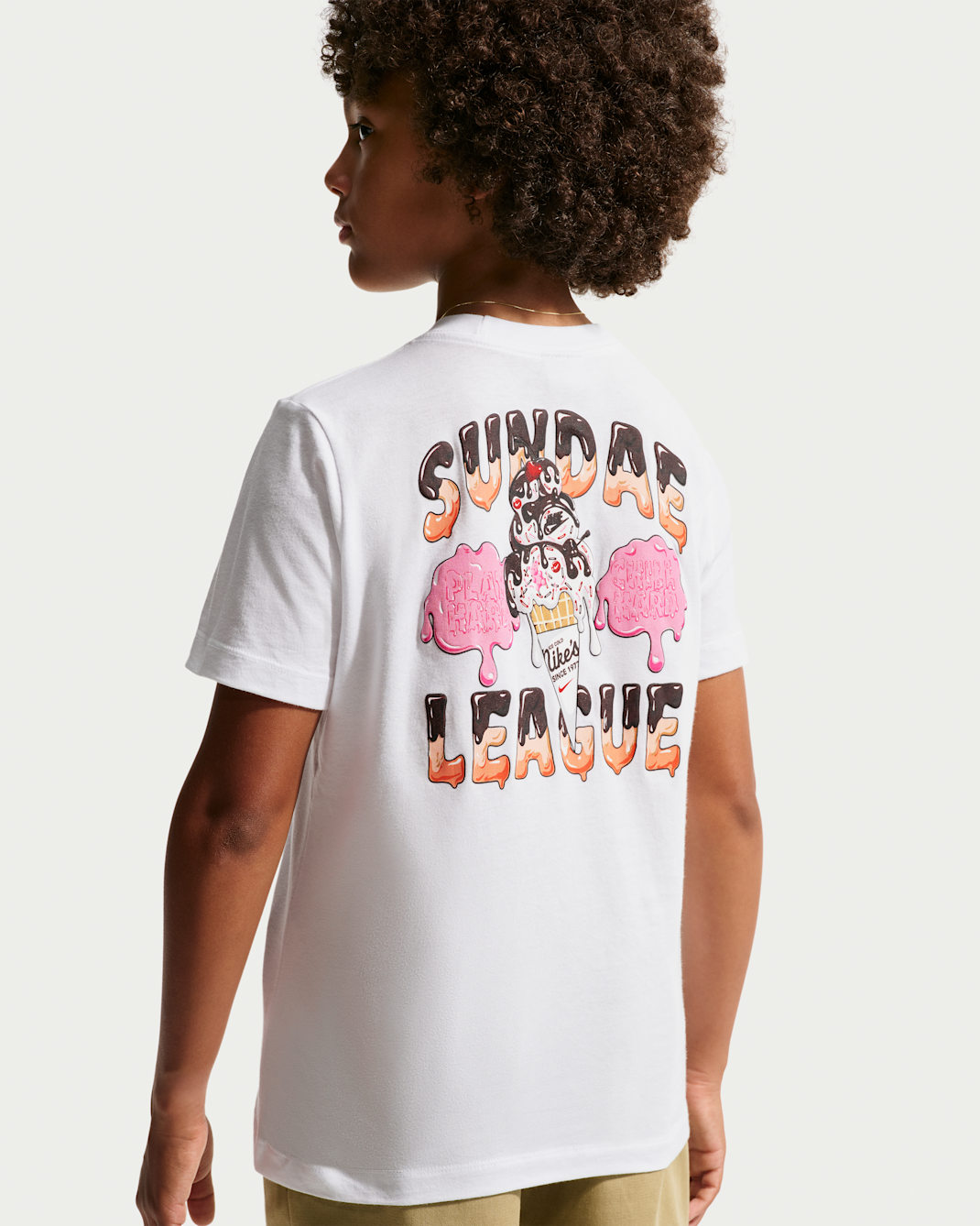 Nike Sportswear Big Kids' T-Shirt - White