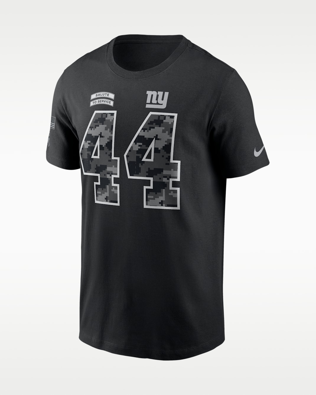 Playera Nike de la NFL para hombre Cam Skattebo New York Giants Salute to Service - Negro