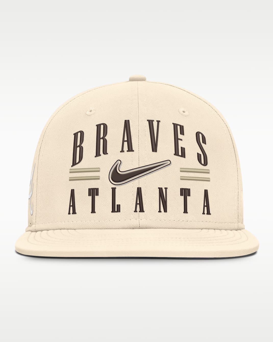 Atlanta Braves True Men's Nike AeroBill MLB Fitted Hat