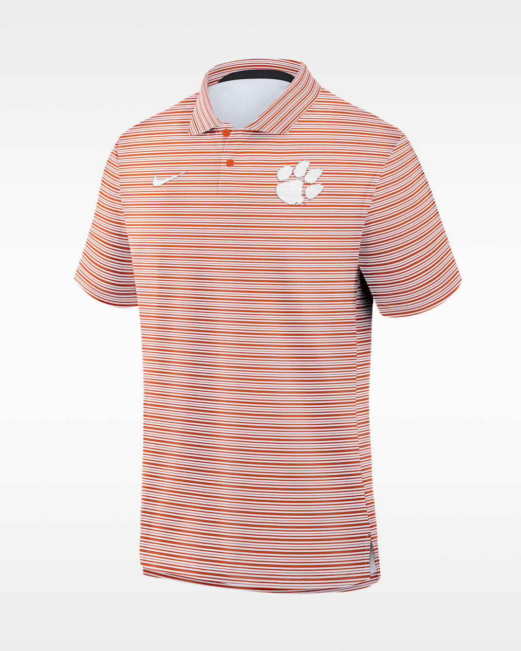 Clemson Primetime Men's Nike Dri-FIT College Polo - Orange/White