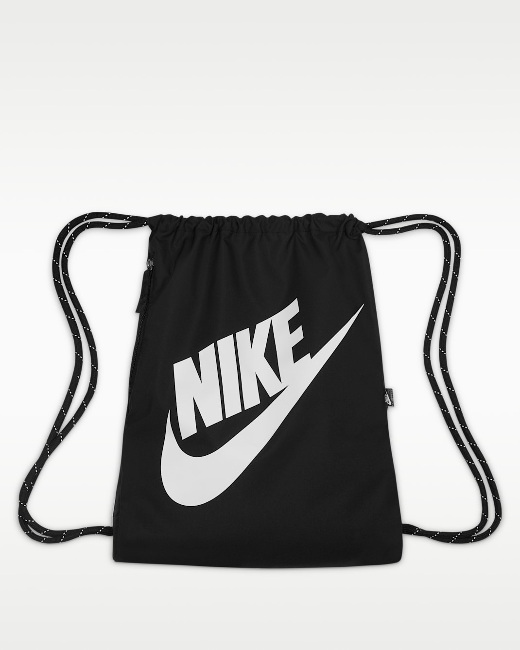 Nike Heritage bag med snøring (13 L) - Svart/Svart/Hvit
