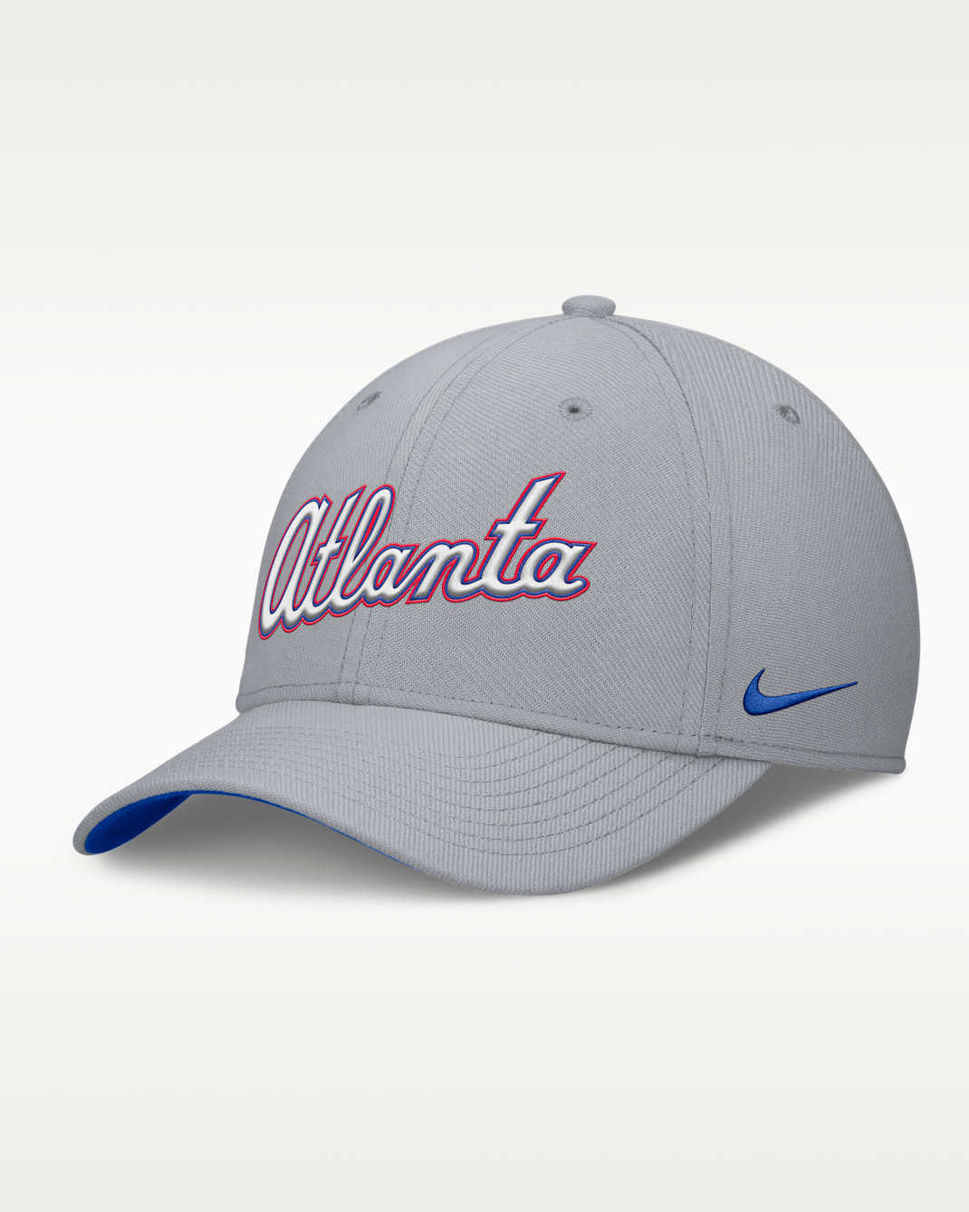 Atlanta Braves City Connect Rise Men's Nike Dri-FIT MLB Hat - Grey
