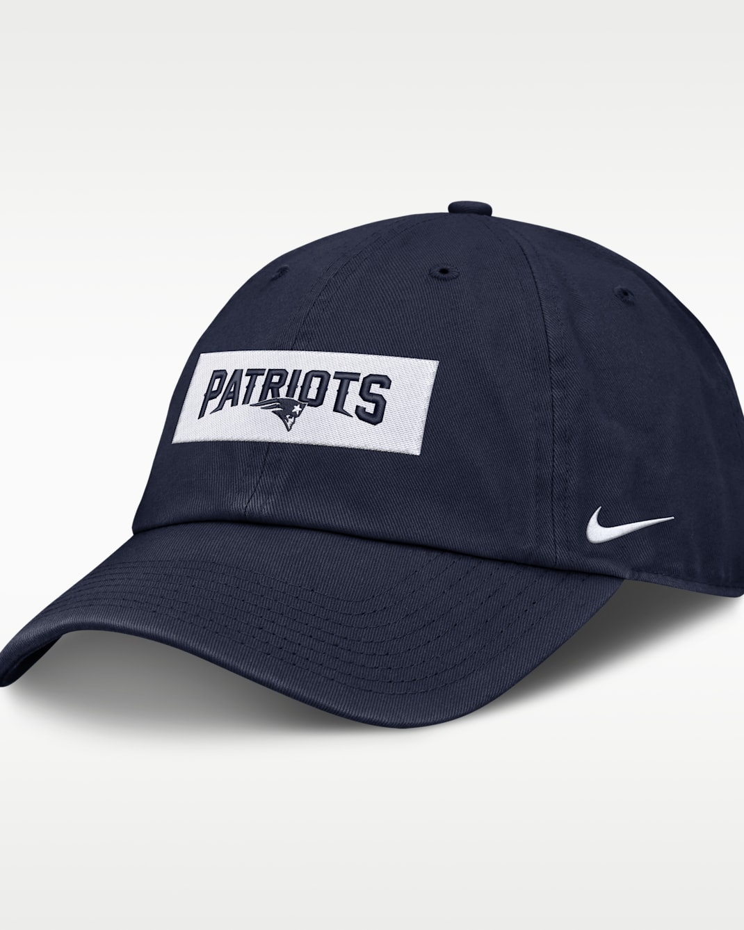 New England Patriots Primetime Club Wordmark Men's Nike NFL Adjustable Hat - Navy