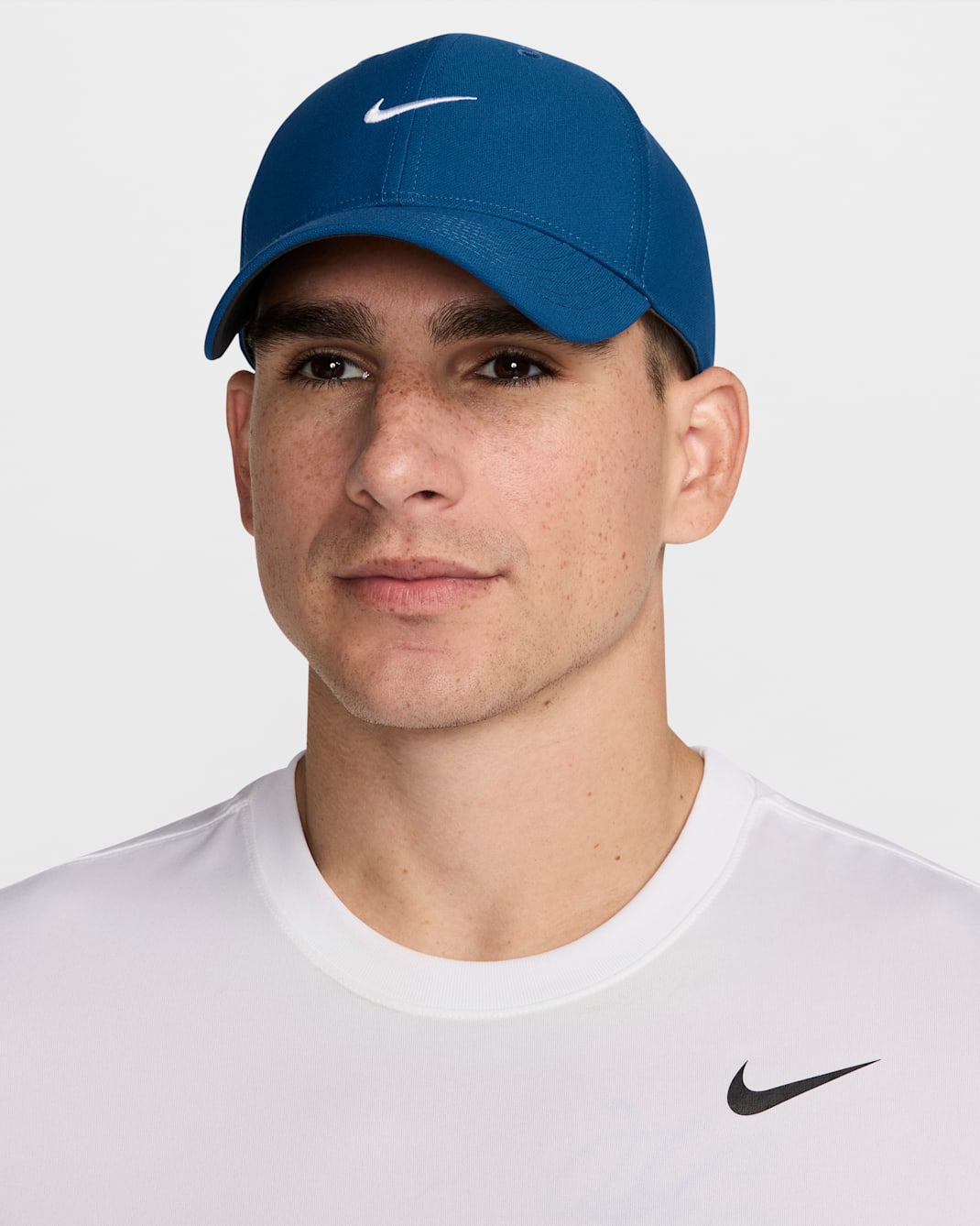 Nike Club Structured Swoosh Cap - Court Blue/White