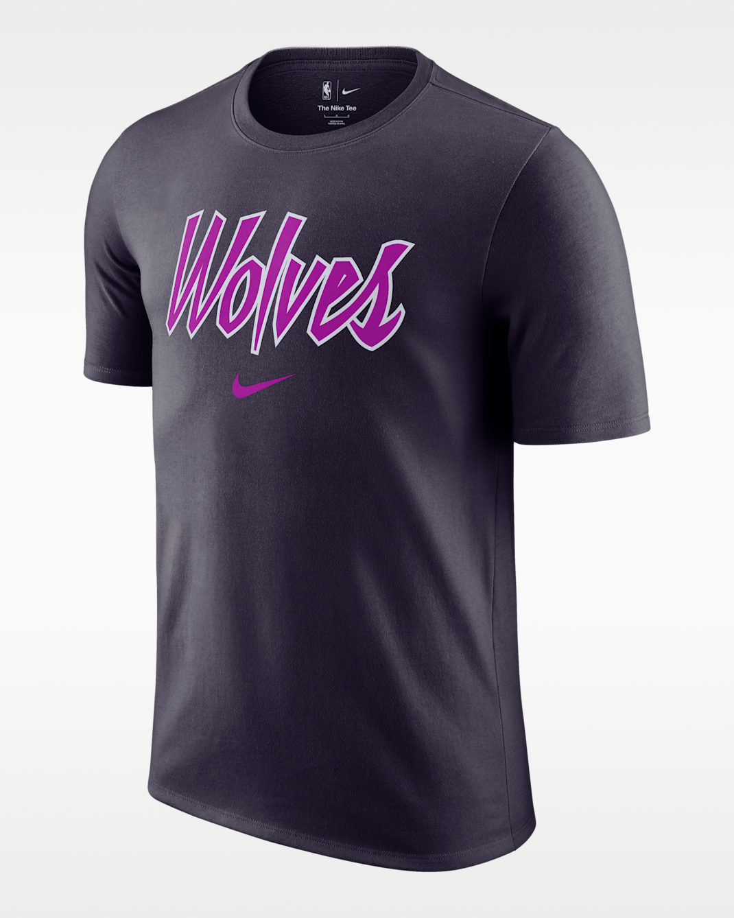 Playera Nike NBA para hombre Minnesota Timberwolves Essential City Edition - Morado dinastía