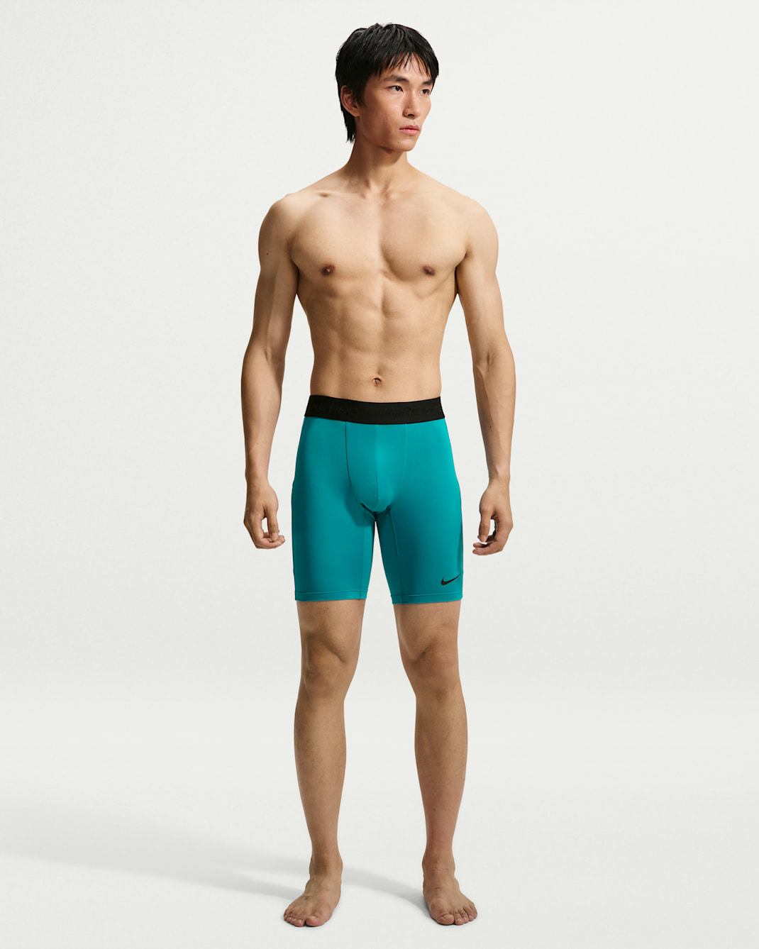 Nike Pro Men's Dri-FIT Fitness Long Shorts - Energy/Black