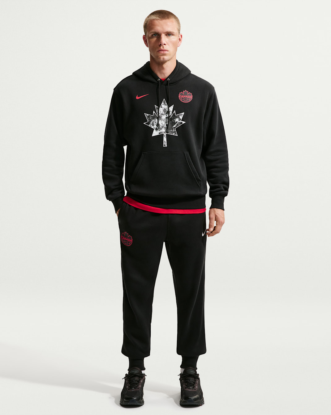 Canada Club Fleece Men's Fleece Joggers - Black