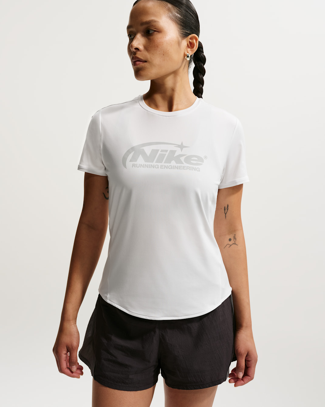 나이키 스위프트 여성 드라이 핏 러닝 탑 - 서밋 화이트