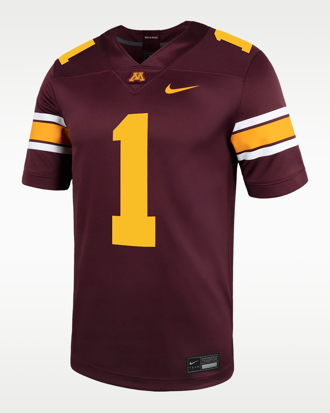 Jersey de fútbol americano universitario Nike Replica para hombre Minnesota - Castaña noche