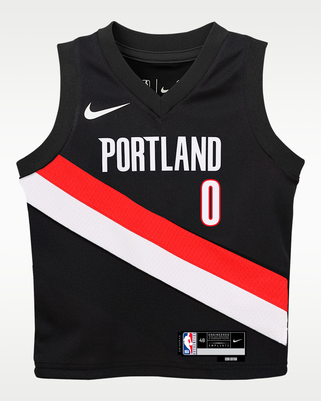 Damian Lillard Portland Trail Blazers Icon Edition Little Kids' Nike NBA Replica Jersey - Black