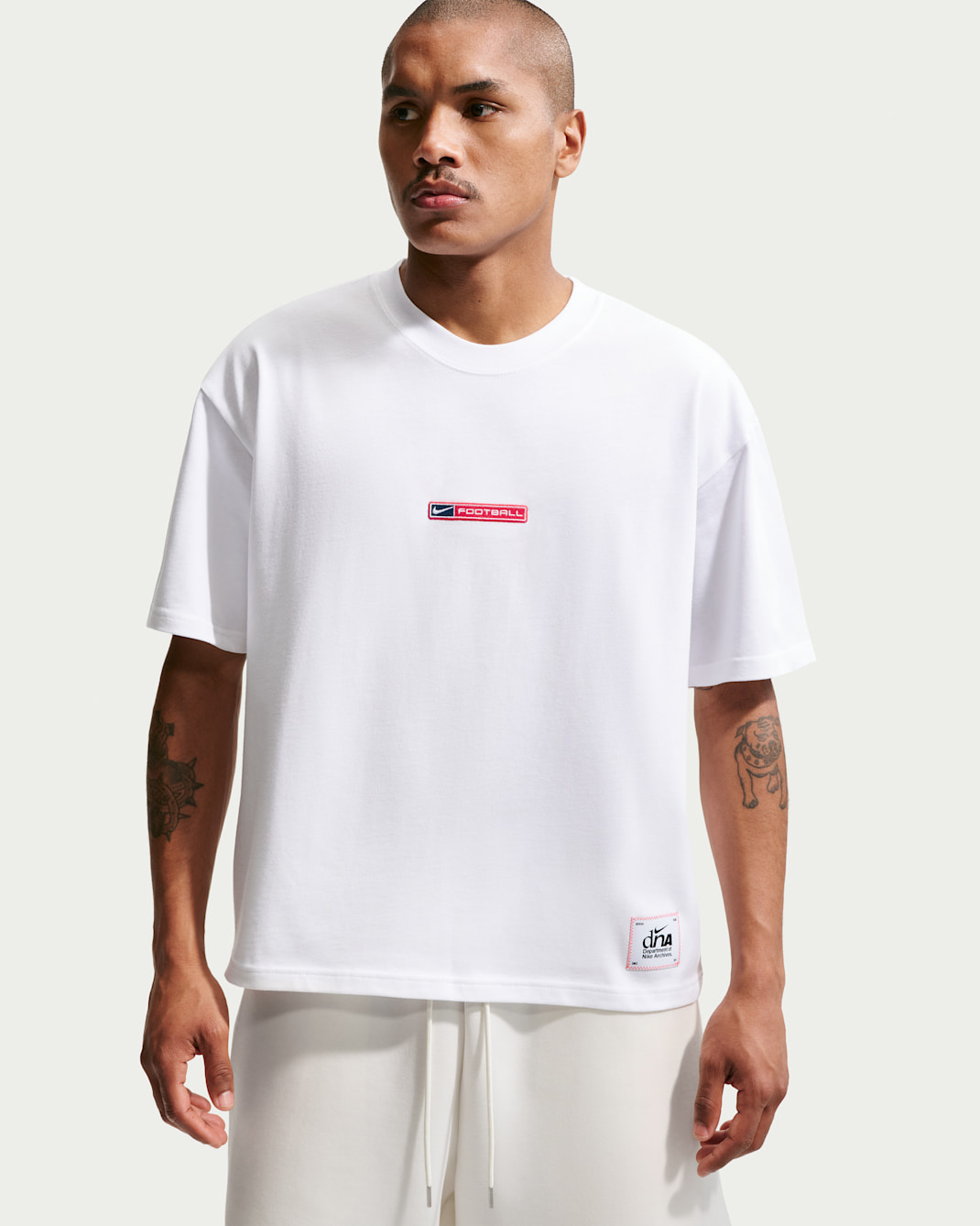 Nike Sportswear T-Shirt (Herren) - Weiß/University Red/Marineblau