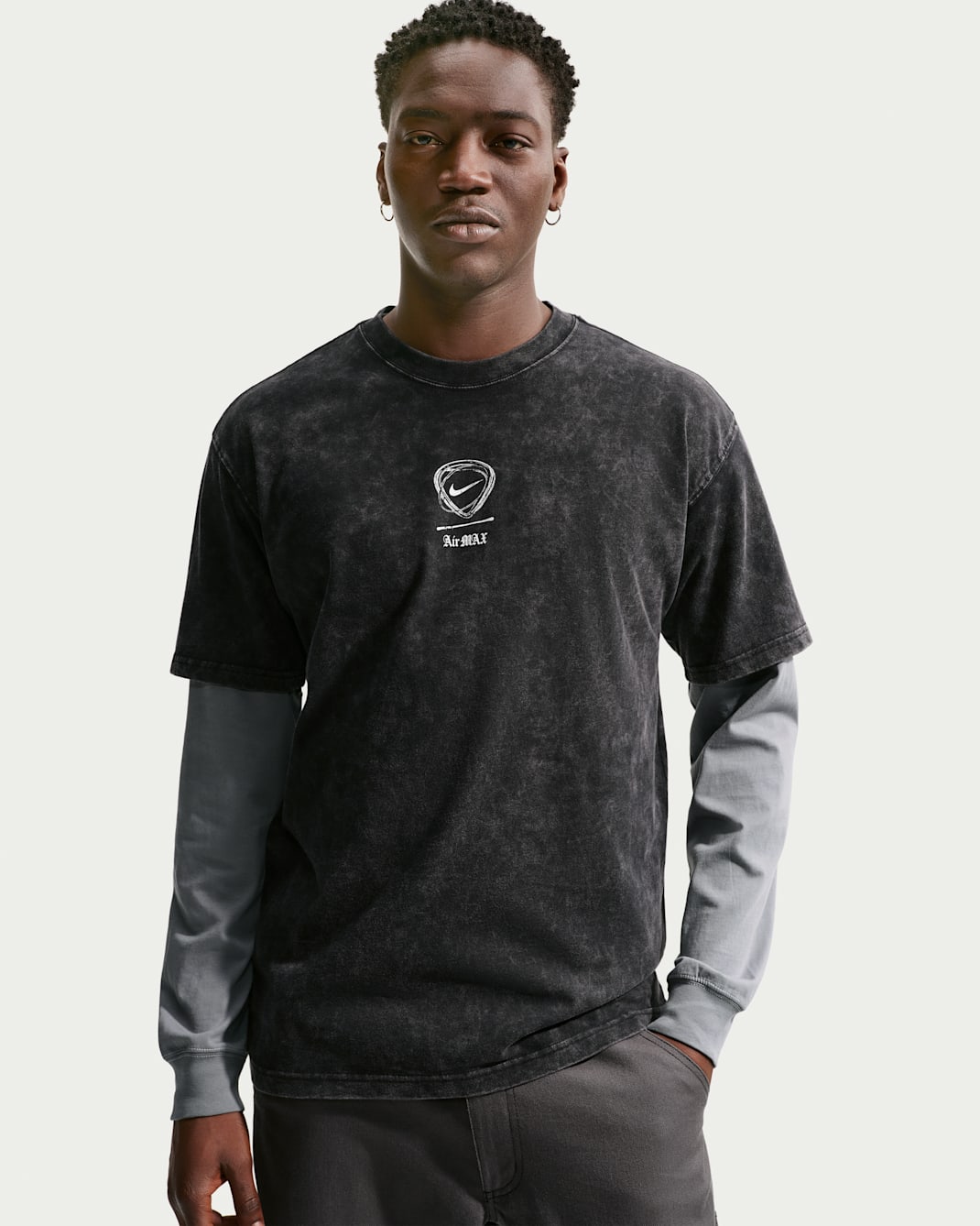 Nike Sportswear Men's T-Shirt - Black/White