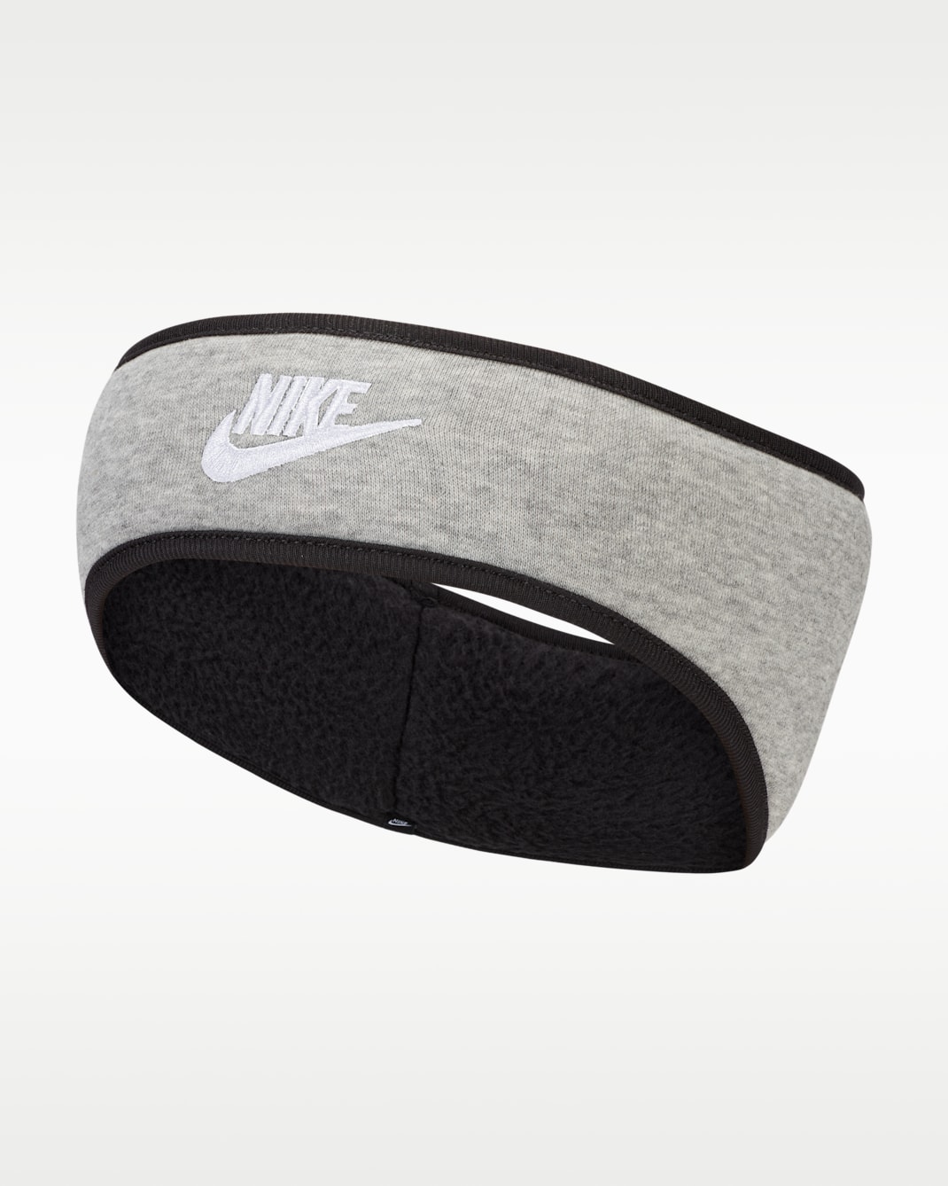 Nike Club Fleece Men's Headband - Light Grey Heather/Black
