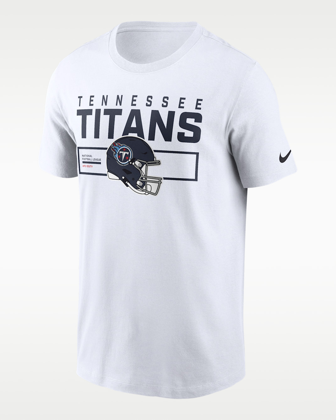 Playera Nike de la NFL para hombre Tennessee Titans Helmet Essential - Blanco