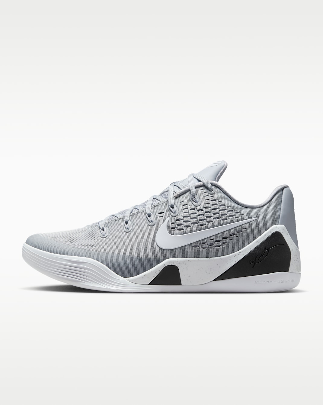 Kobe IX Elite Low EM Protro Basketball Shoes - Wolf Grey/White/White