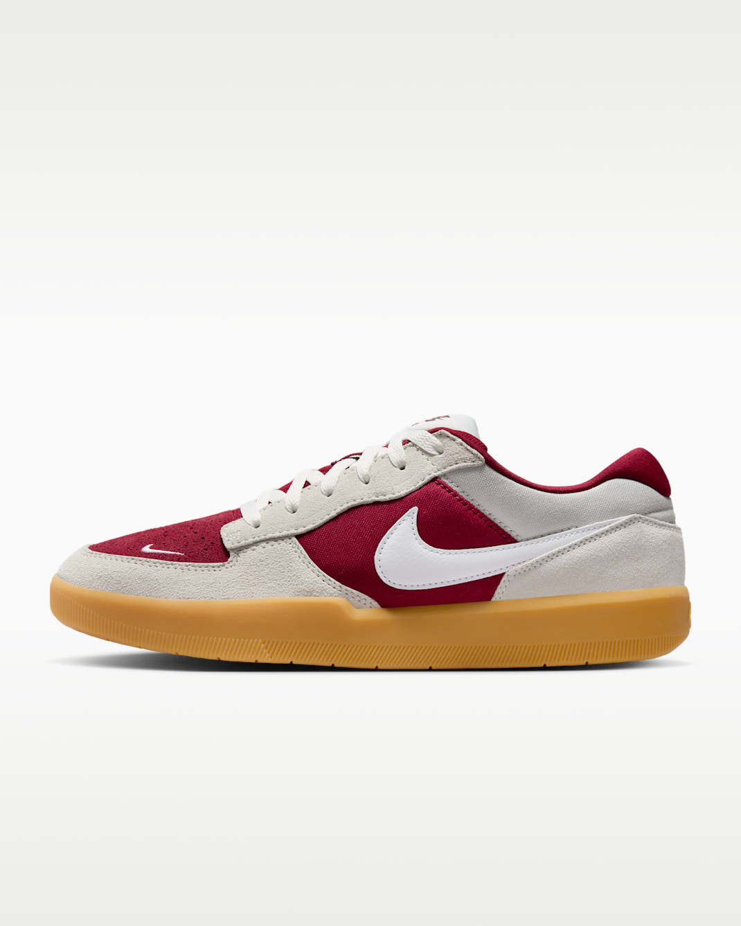 รองเท้าสเก็ตบอร์ด Nike SB Force 58 - Team Red/Summit White/Gum Light Brown/ขาว