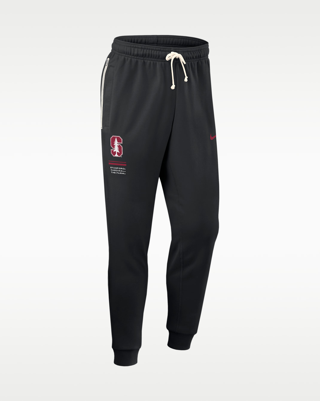 Stanford Sideline Standard Issue Men's Nike Dri-FIT College Taper Pants - Black