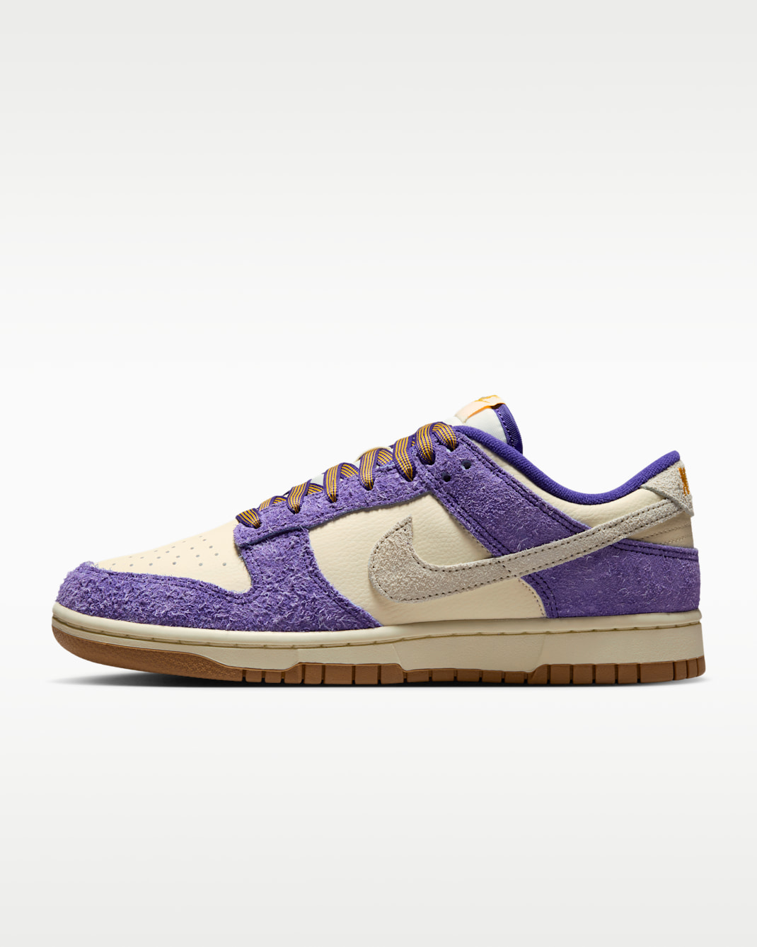 Nike Dunk Low "Game Day"  Women's Shoes - Court Purple/University Gold/Gum Medium Brown/Coconut Milk