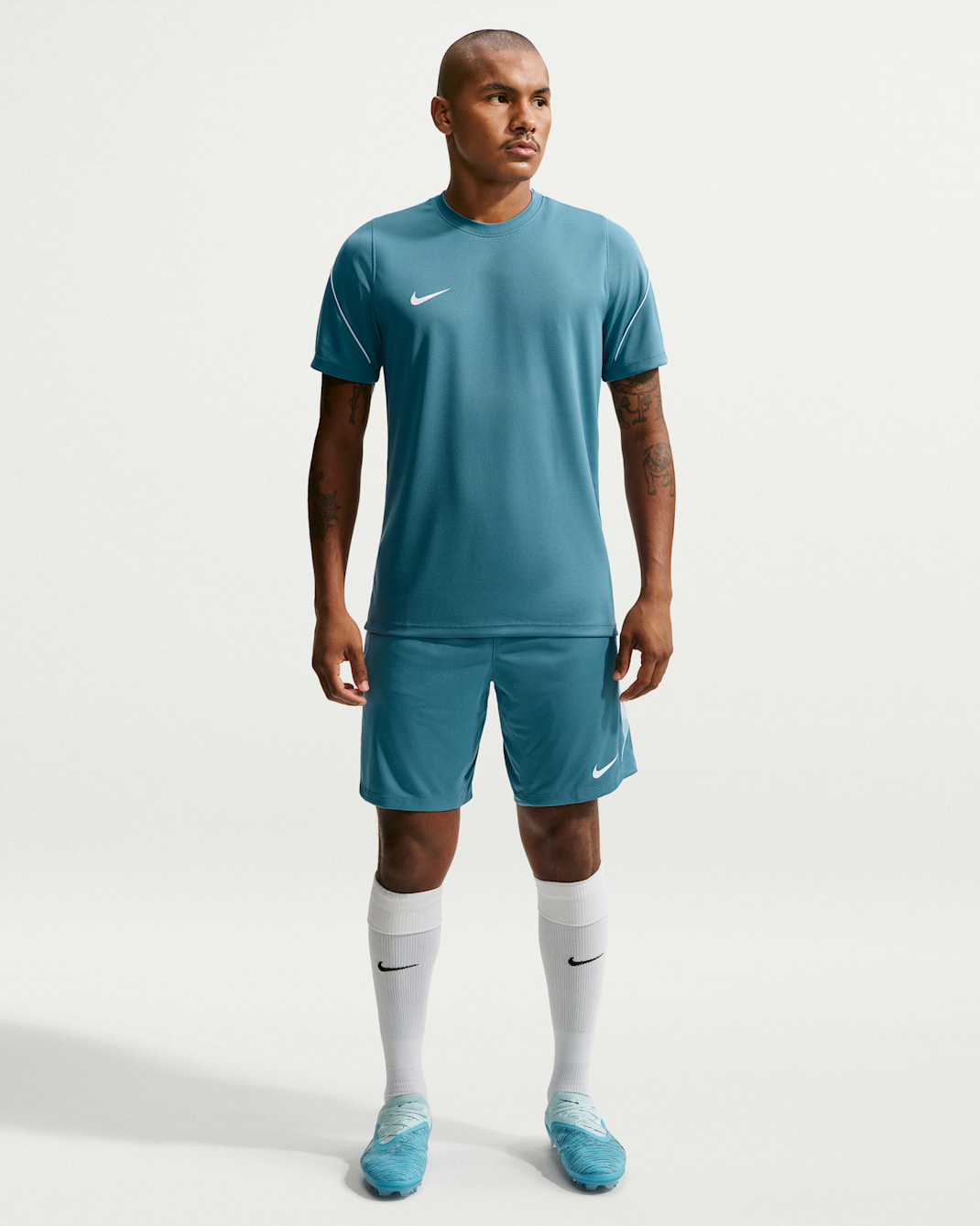Nike Strike Men's Dri-FIT Soccer Shorts - Smokey Blue/Light Armory Blue/White/White
