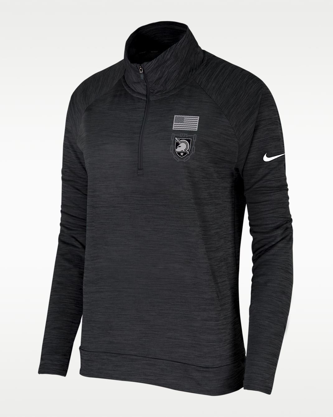 Army Pacer Women's Nike Dri-FIT College 1/4-Zip Top - Black