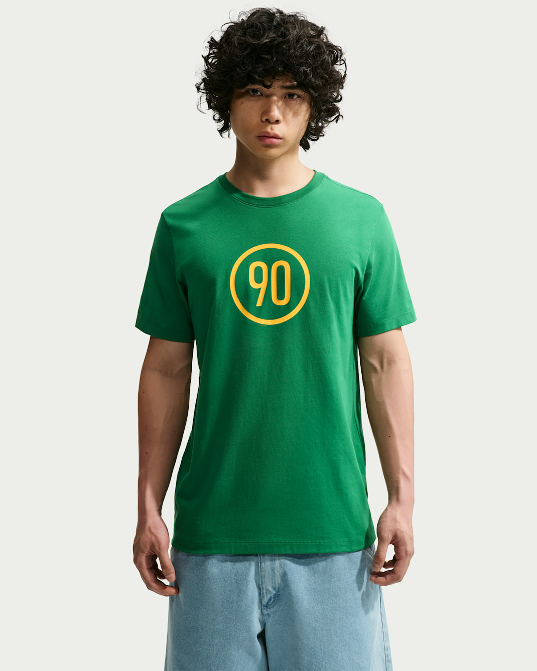 Playera de fútbol para hombre Nike Total 90 - Verde pino