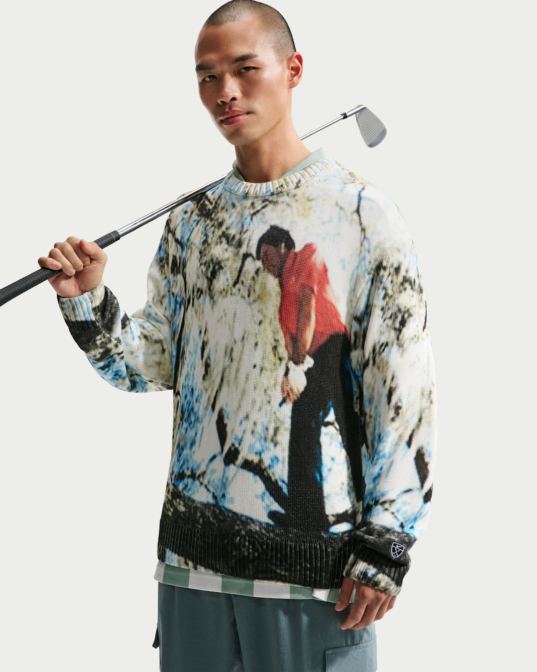 Nike Fairway Fresh Men's Crew-Neck Golf Top - White