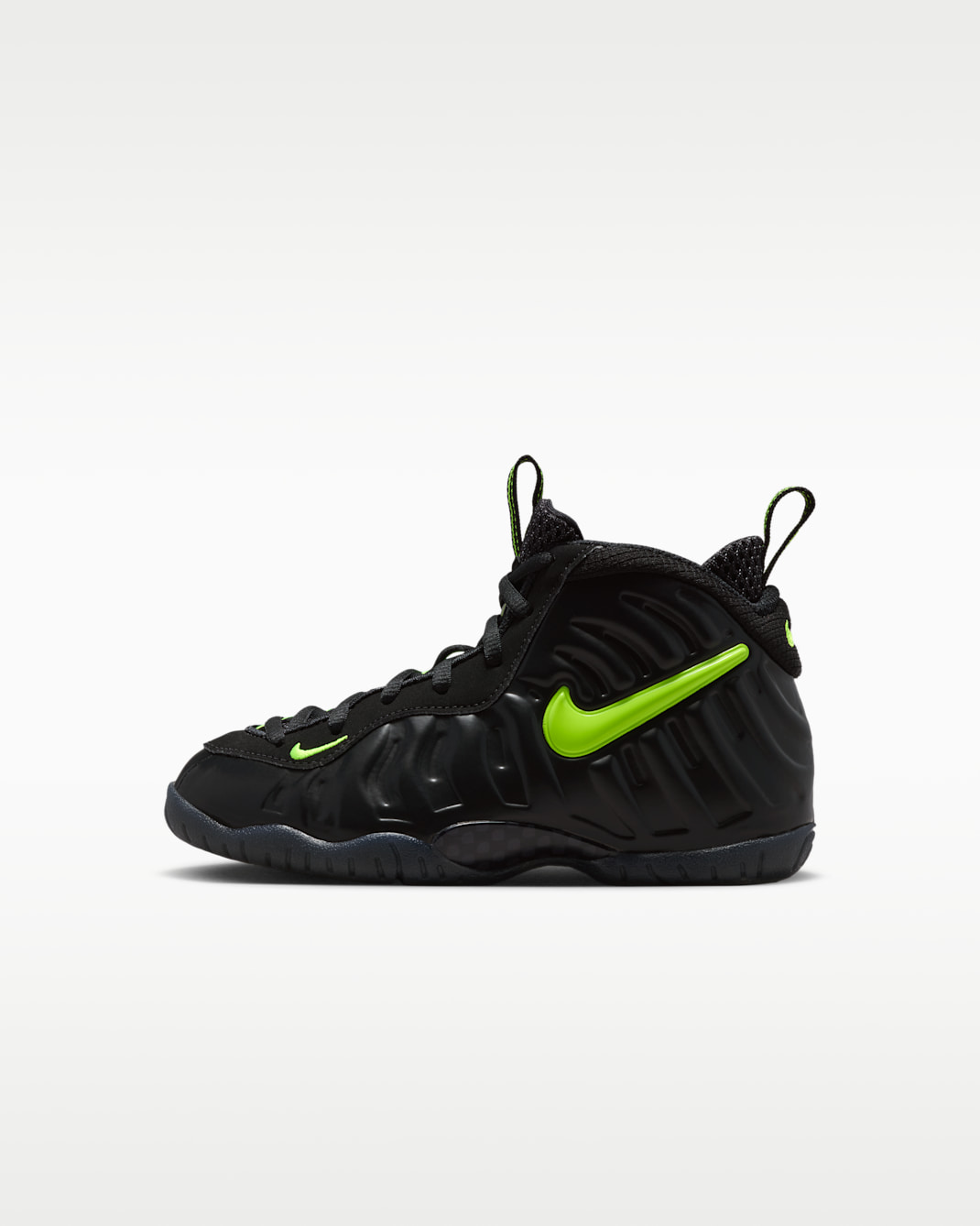 Tenis para niños de preescolar Nike Little Posite Pro - Negro/Amarillo voltaje