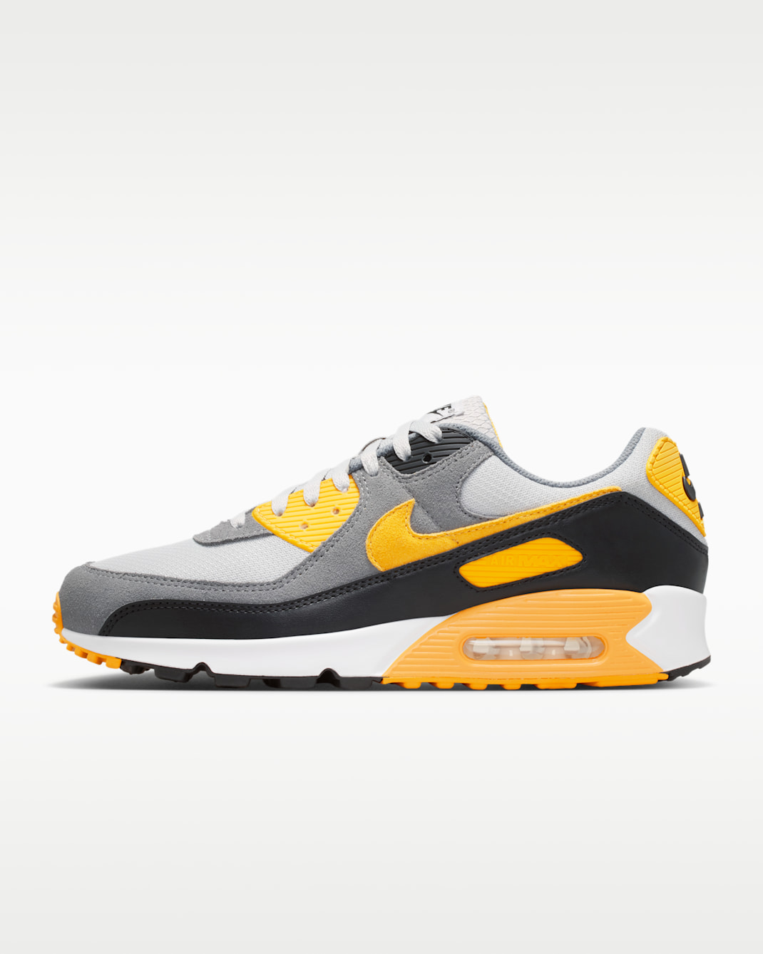 Nike Air Max 90 Men's Shoes - Grey Fog/Smoke Grey/Black/Pollen