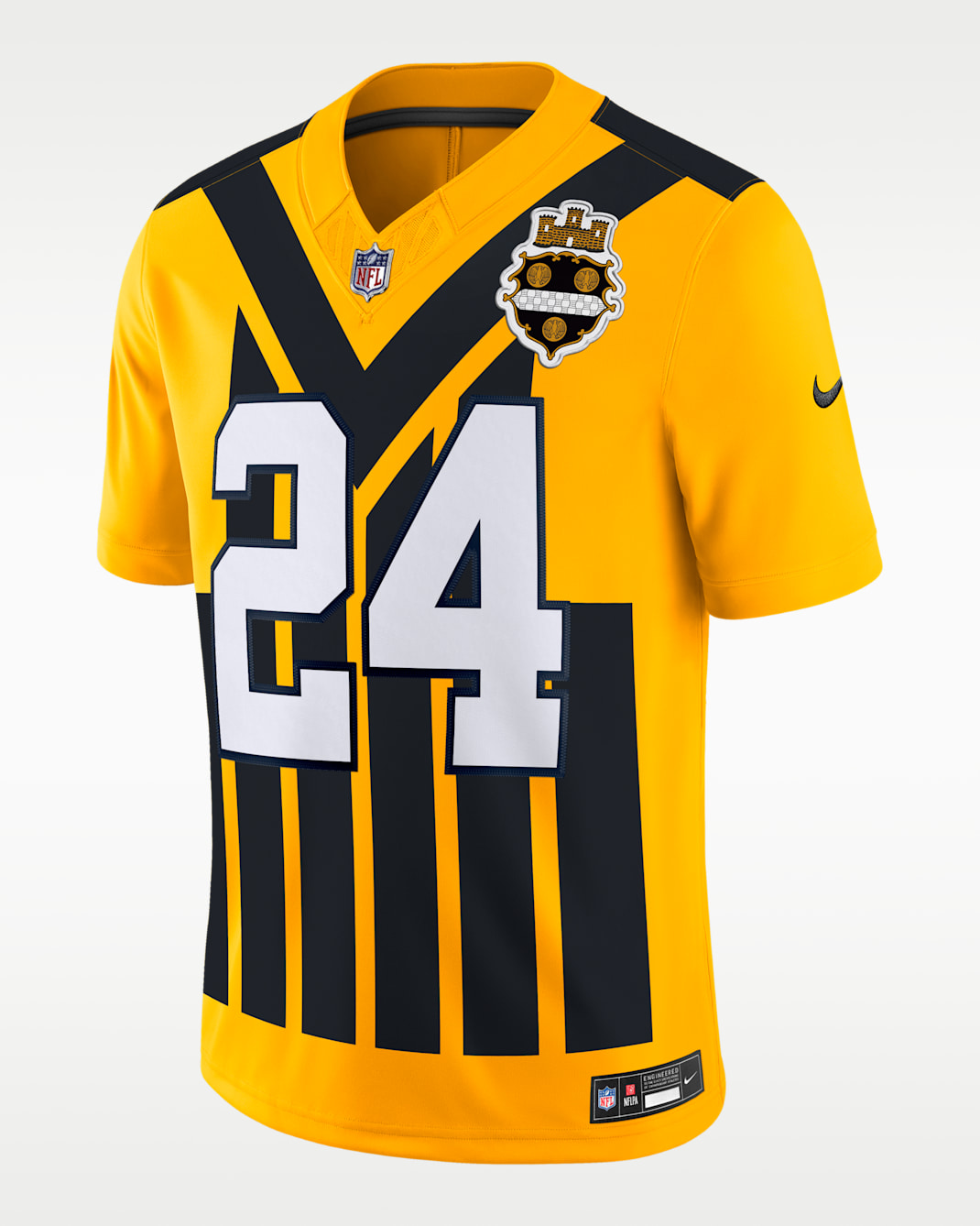 Jersey Nike Dri-FIT de la NFL Limited para hombre Joey Porter Jr. Pittsburgh Steelers - Oro