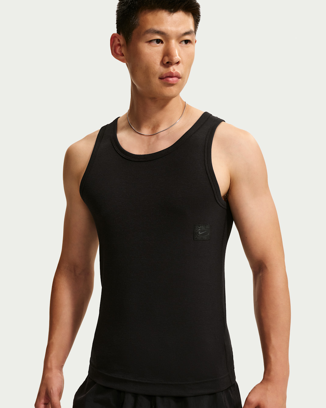 Nike N.A.C. Men's Dri-FIT Ribbed Tank Top - Black/Black