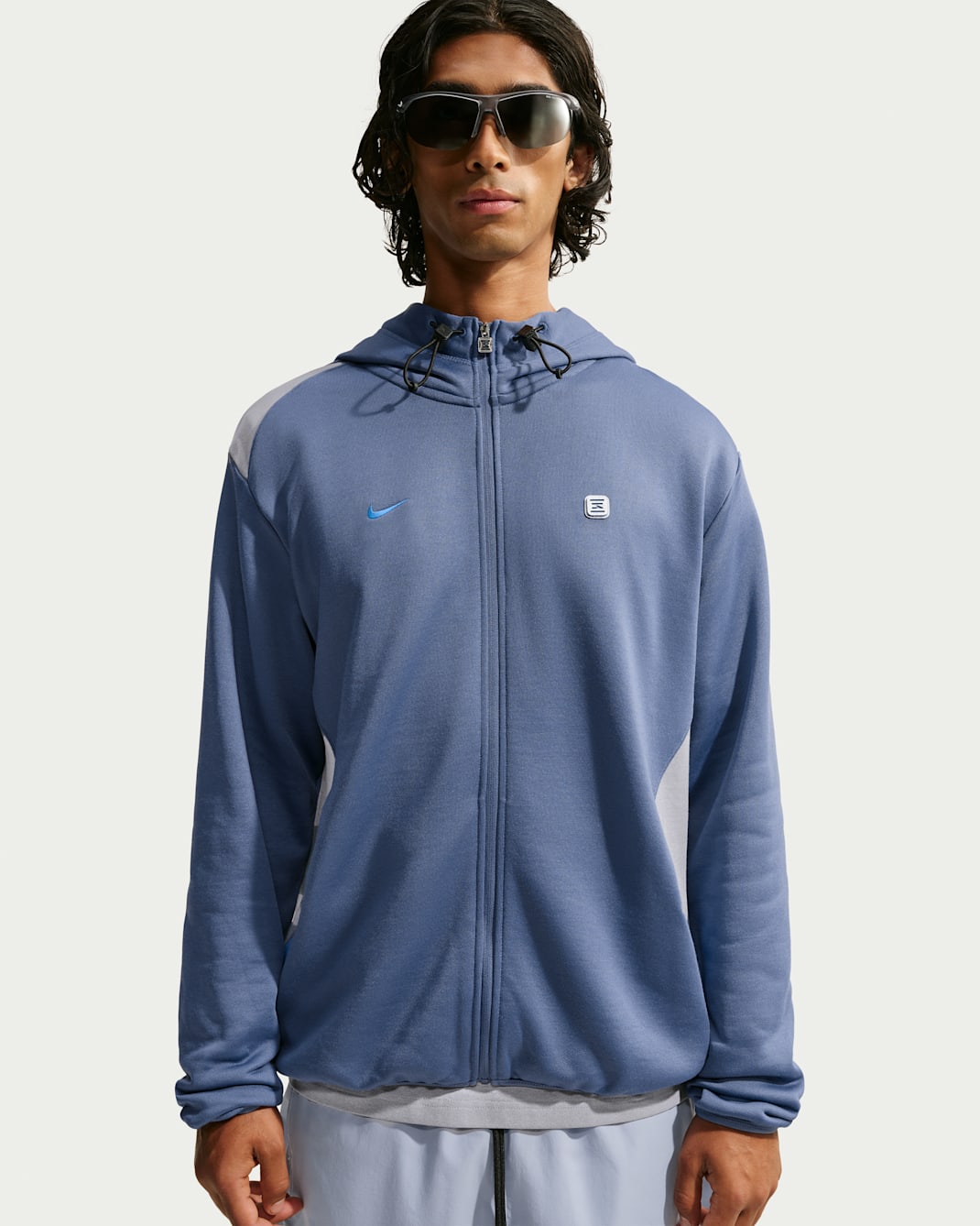 Nike Sportswear Men's Hoodie - Slate/Stealth/Light Photo Blue