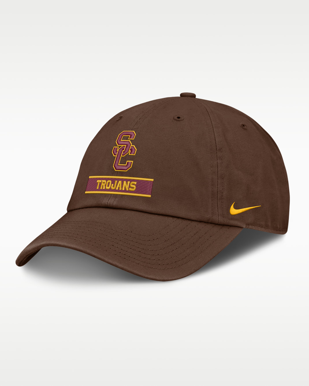 USC 2026 Military Appreciation Club Men's Nike College Adjustable Hat - Brown