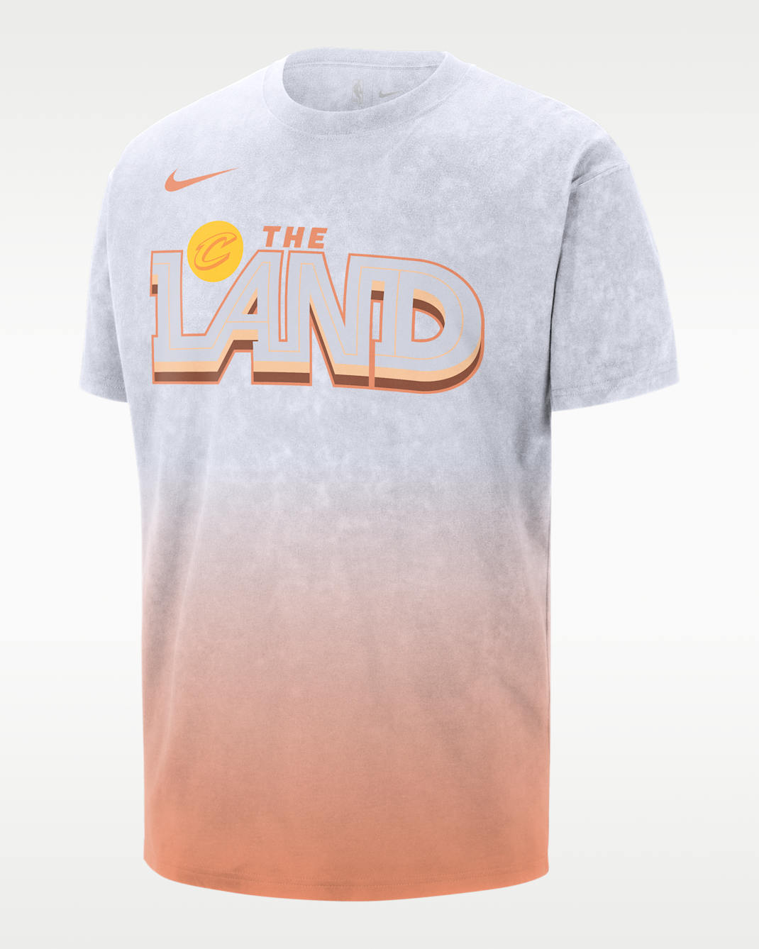 Playera Nike de la NBA Max90 para hombre Cleveland Cavaliers Essential City Edition - Blanco