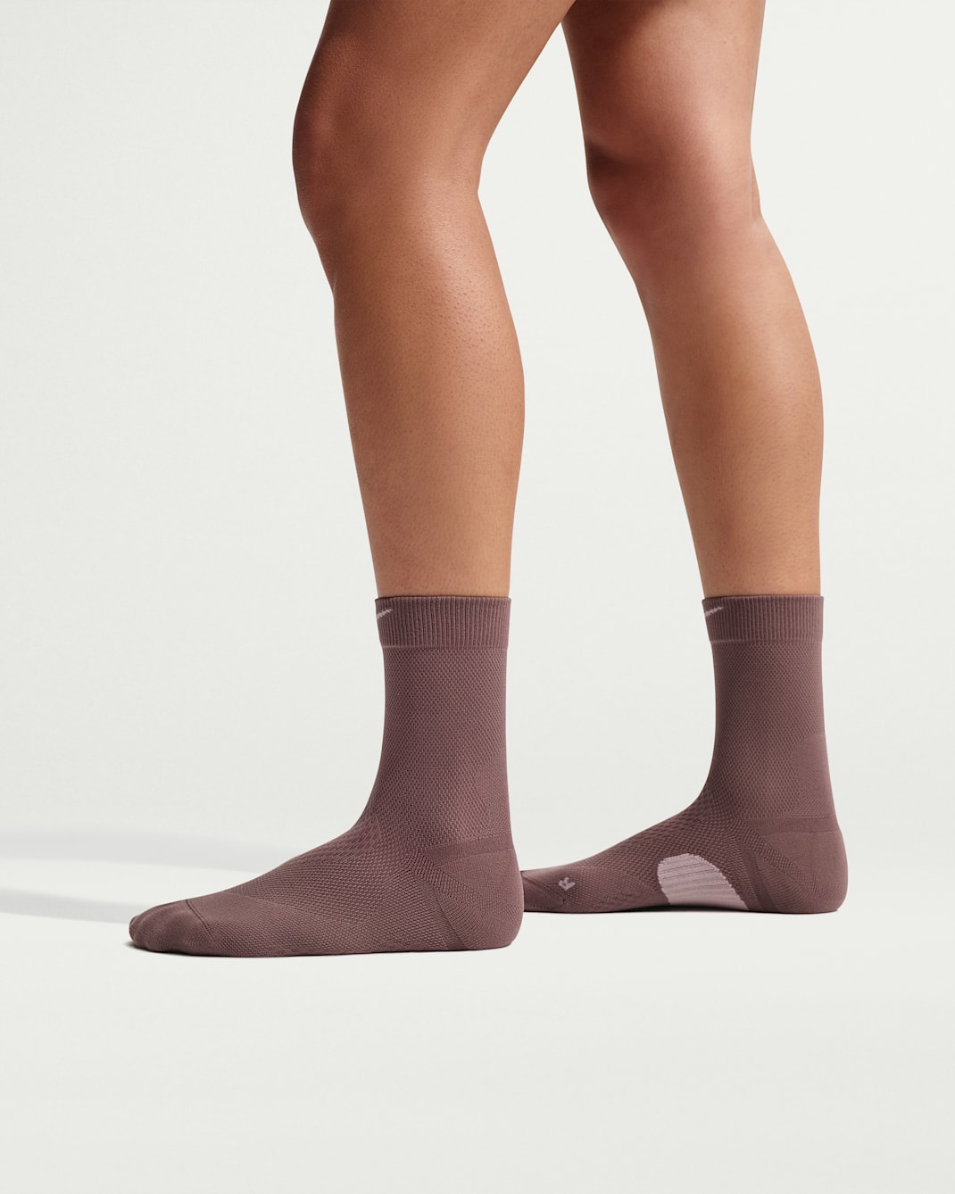 Nike Run Midweight Running Crew Socks (1 Pair) - Tattoo/Particle Rose/Particle Rose
