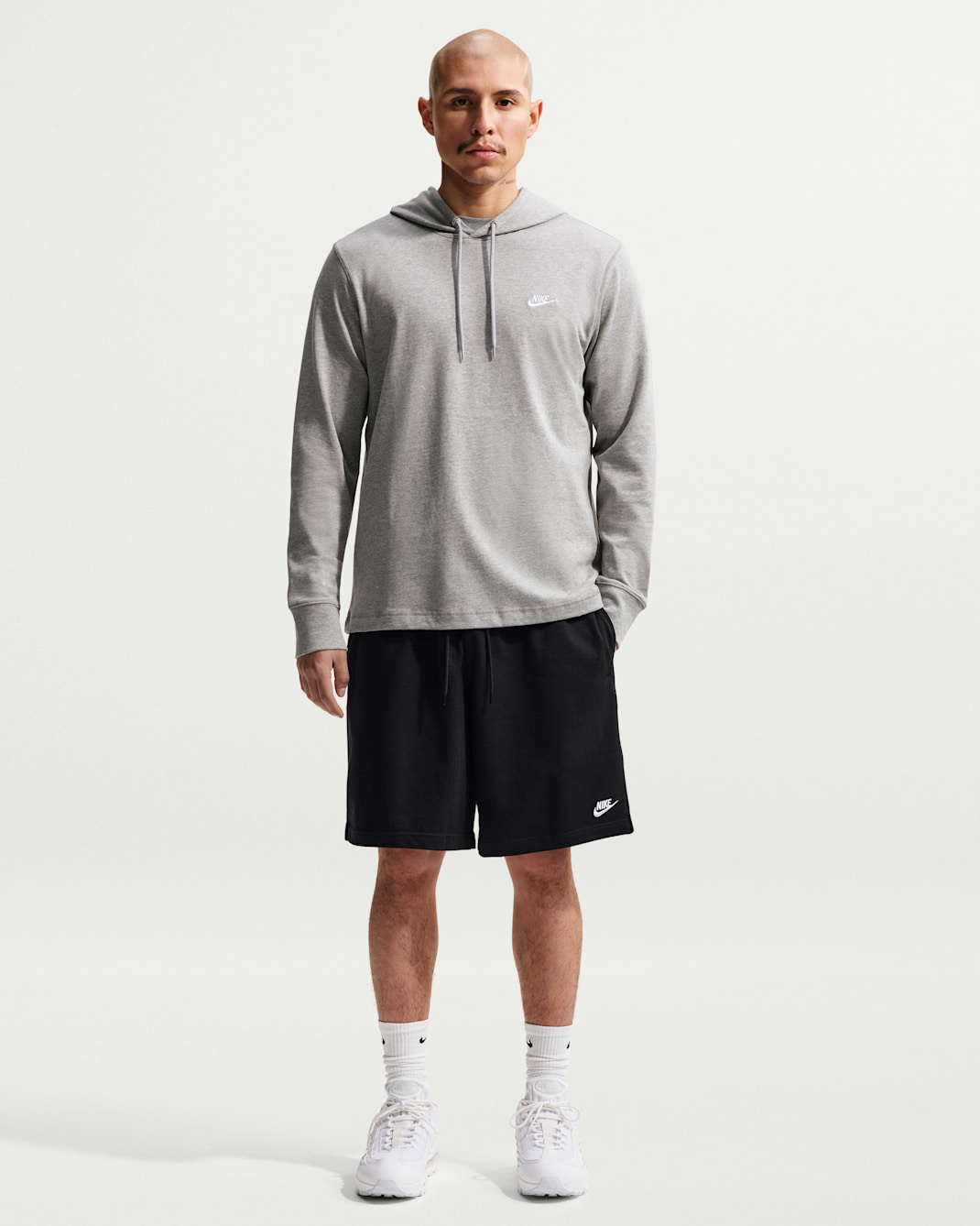 Nike Club Men's Knit Shorts - Black/White
