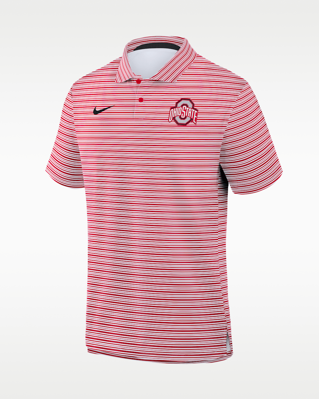 Ohio State Primetime Men's Nike Dri-FIT College Polo - Scarlet/White