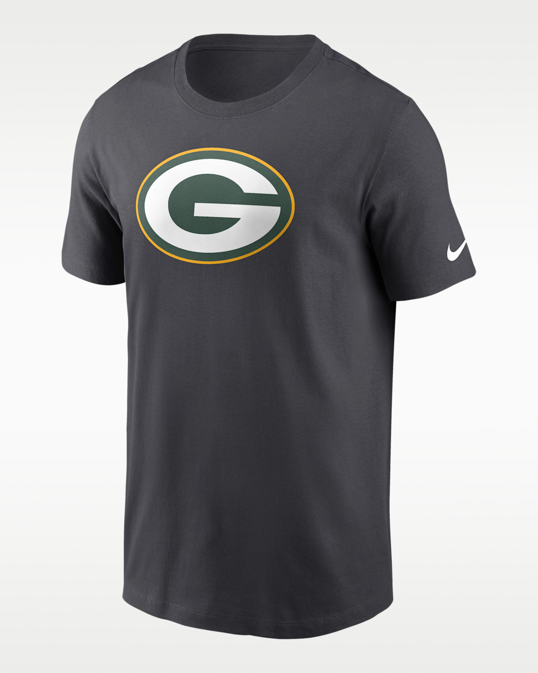 Green Bay Packers Logo Essential Men's Nike NFL T-Shirt - Anthracite