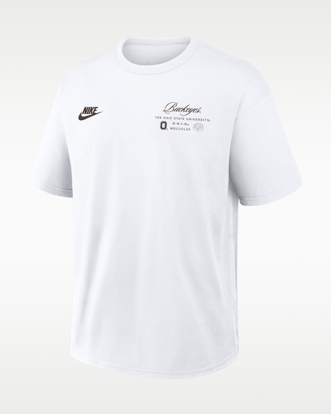 Ohio State Script Max90 Men's Nike College T-Shirt - White