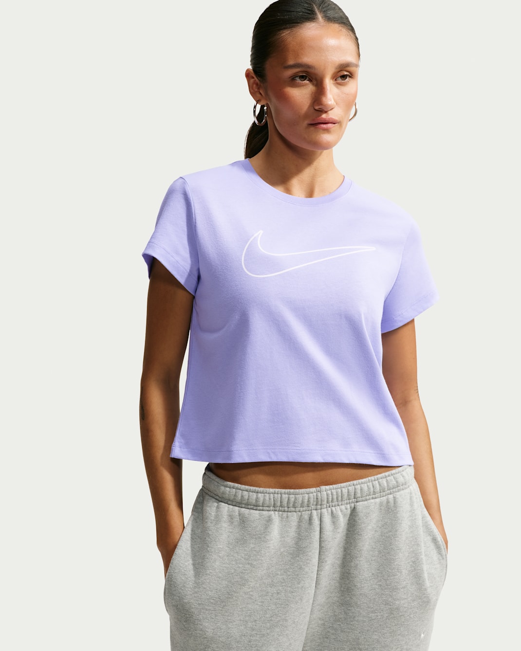 Nike Sportswear Women's Short-Sleeve Graphic T-Shirt - Purple Dawn/Sail