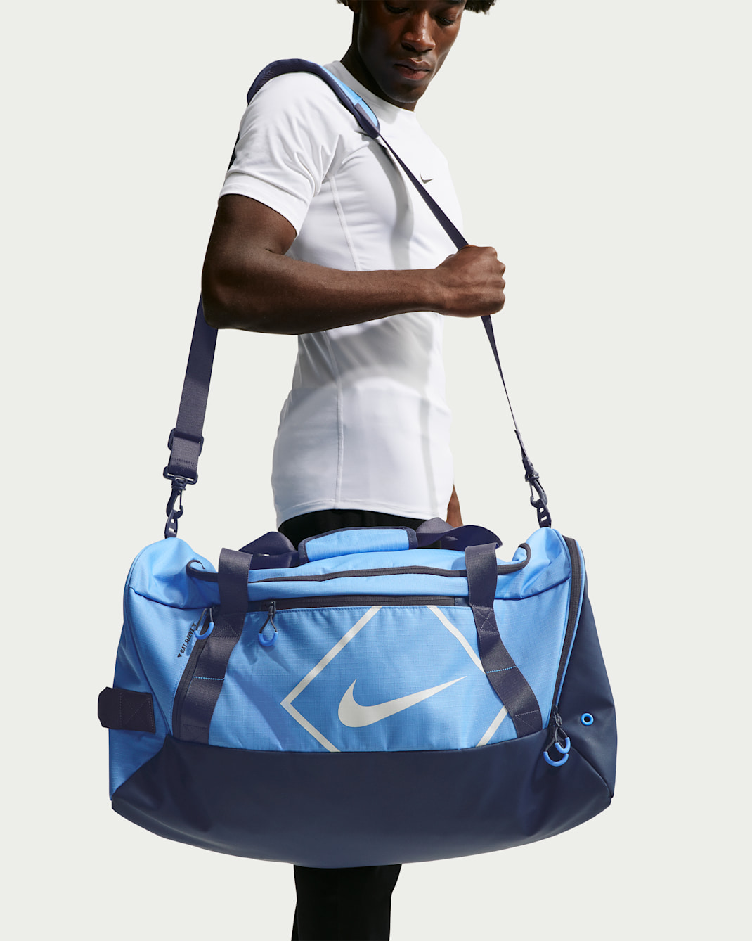 Nike Diamond Duffel Bag (72L) - University Blue/Thunder Blue/Summit White