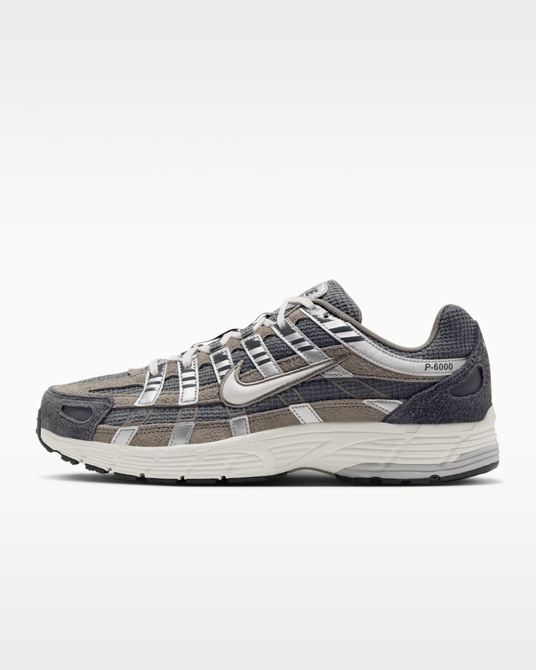 Nike P-6000 Men's Shoes - Iron Grey/Light Army/Metallic Silver/Sail