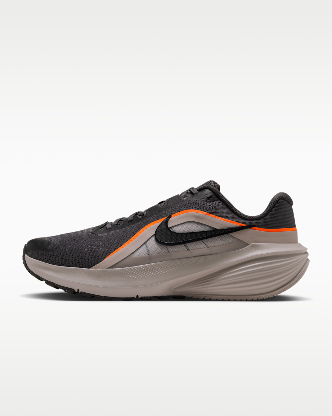 Nike Downshifter 14 Men's Road Running Shoe - Medium Ash/Cream II/Total Orange/Black
