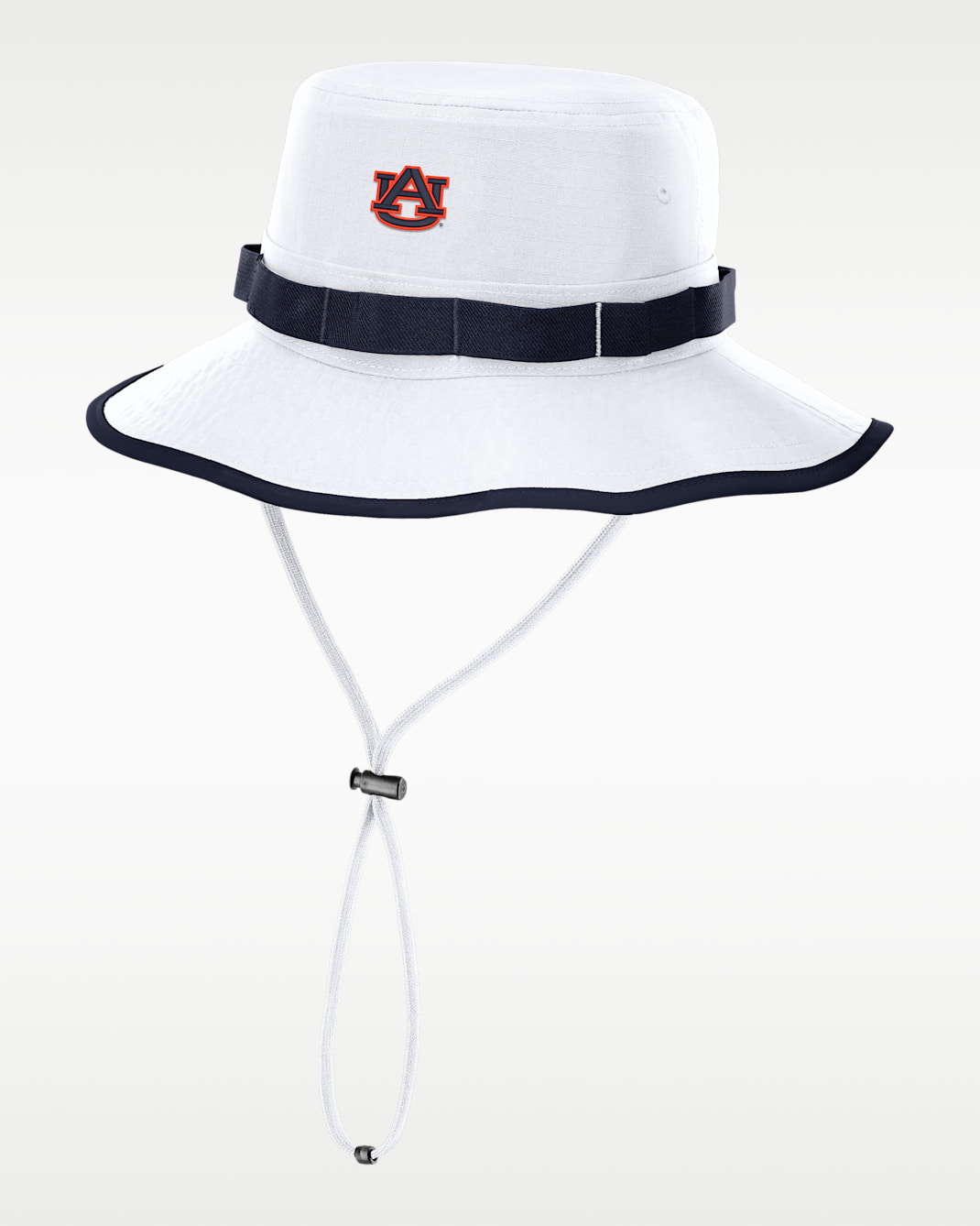 Auburn Sideline Apex Boonie Men's Nike Dri-FIT College Bucket Hat - White/Navy/Navy