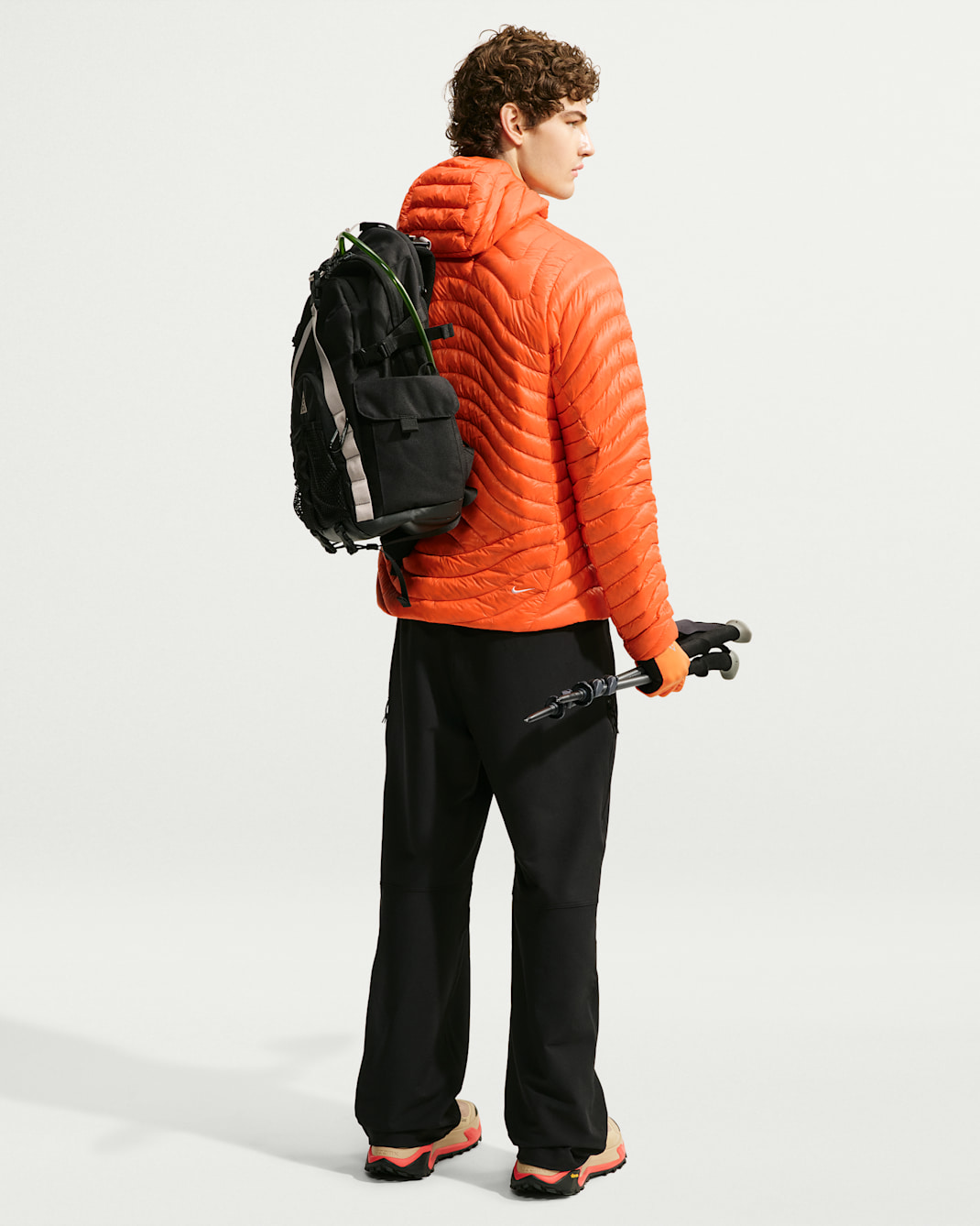 ACG Lava Flow Ultralight Men's Therma-FIT ADV Down Jacket - Safety Orange/Safety Orange/Safety Orange/Summit White