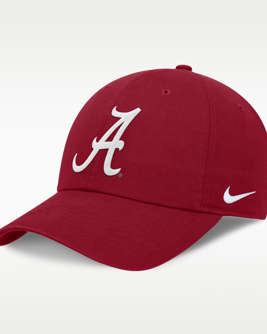Gorra universitaria Nike ajustable para hombre Alabama Classic Club - Carmesí team
