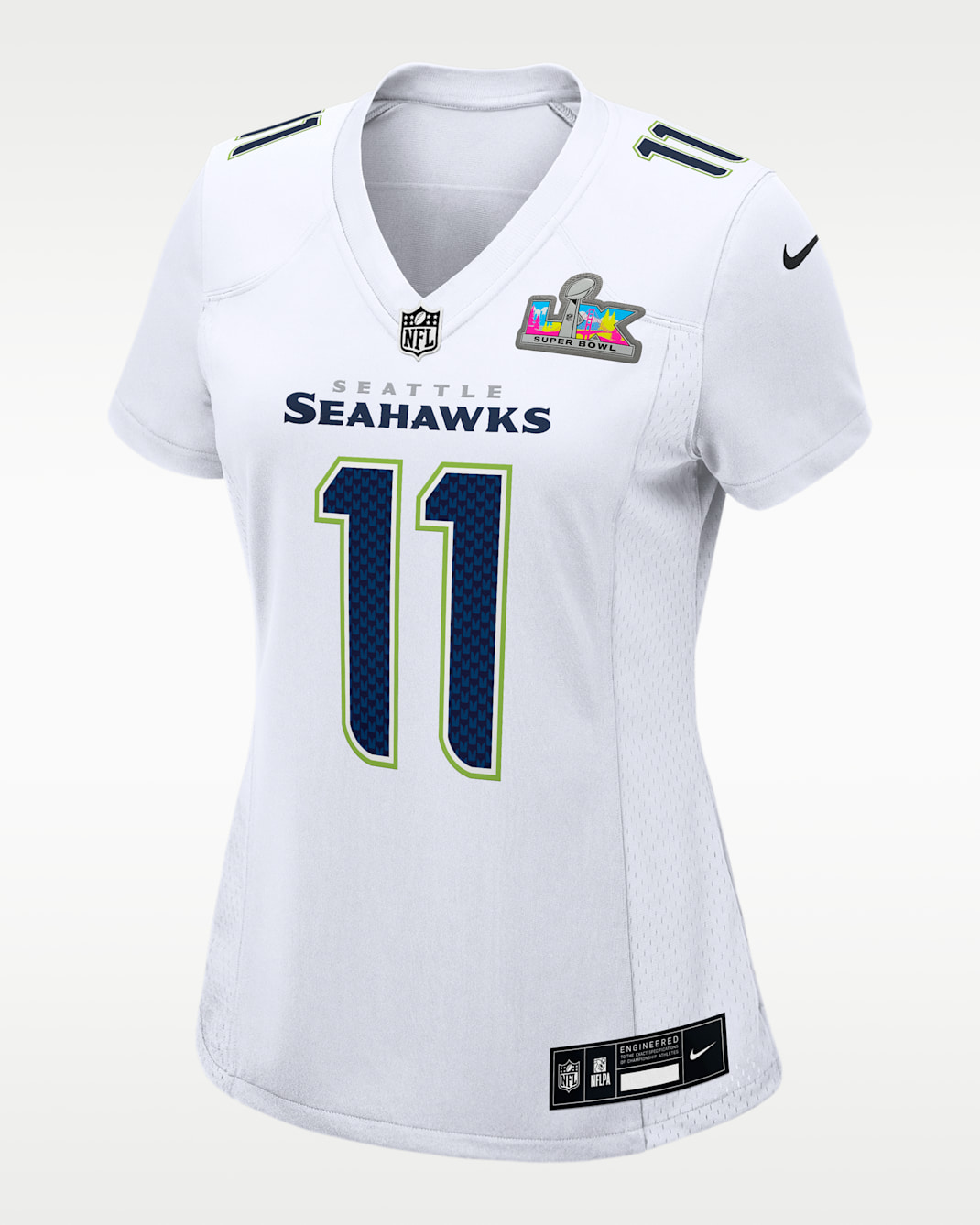 Jaxon Smith-Njigba Seattle Seahawks Super Bowl LX Women's Nike NFL Game Fashion Jersey - White
