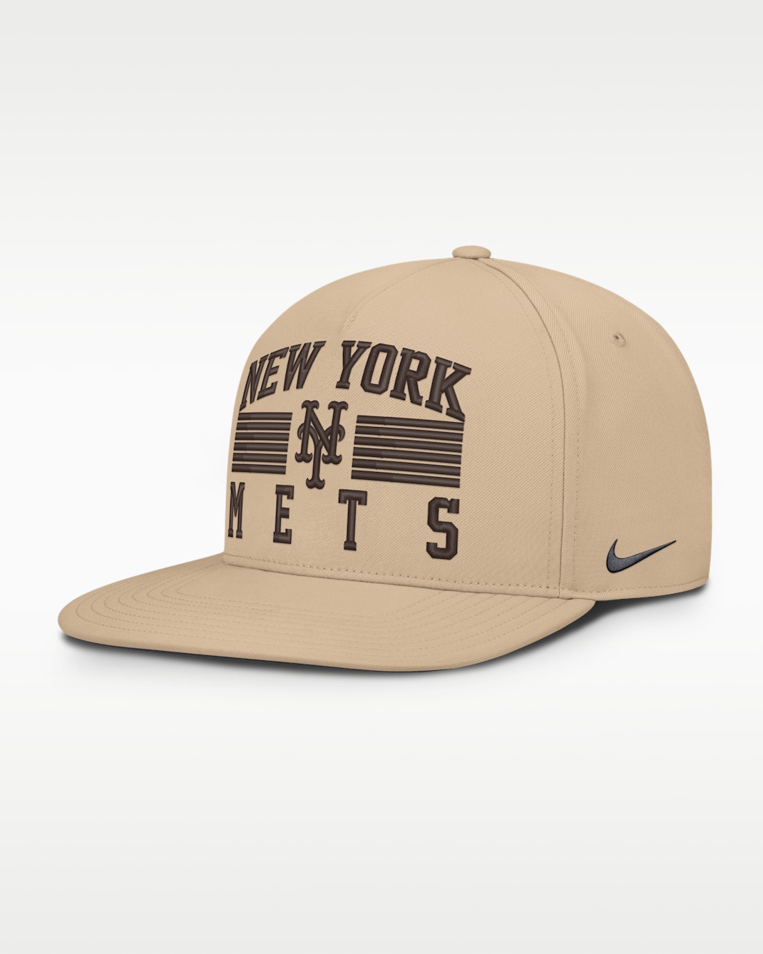 New York Mets Pro Men's Nike AeroBill MLB Adjustable Hat - Khaki